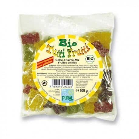 Bonbons tutti frutti sans gelatine