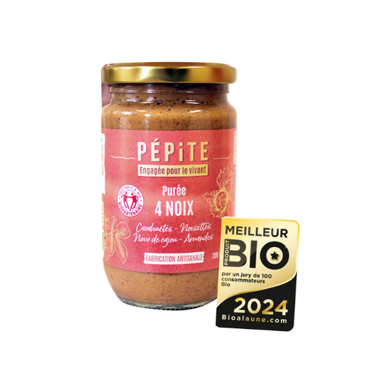 Pépite -- Purée 4 noix bio - 300 g