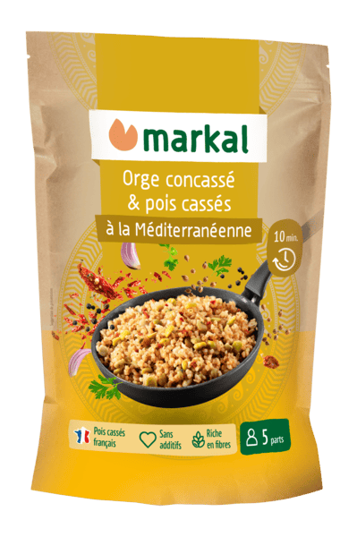 Mix bio a la meditérranenne (boulgour d'orge & pois cassés) - 1